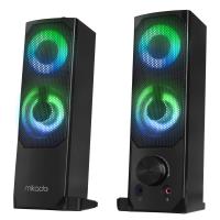 MIKADO MD-S102 2.0 3Wx2CH RGB Ledli Siyah USB Soundbar Speaker Hoparlör